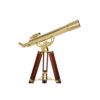 Dettaglio telescopio Celestron Ambassador 80AZ (stile e arredamento) in ottone e legno(vintage)