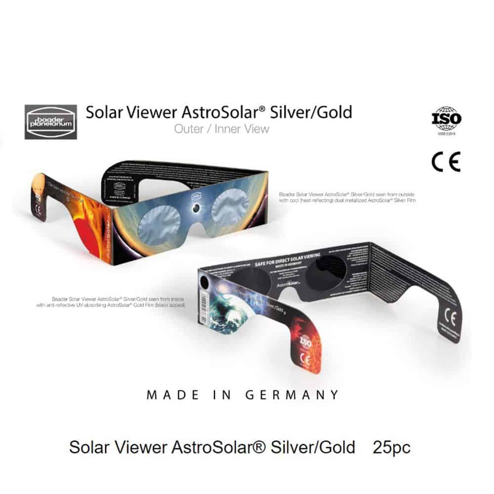 Caratteristiche tecniche e prezzi occhialini solare per eclissi Astrosolar Baader Planetarium 25pz