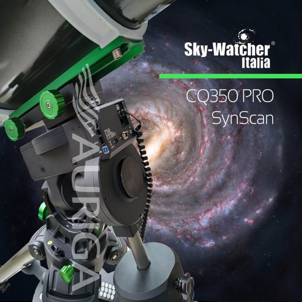 Caratteristiche tecniche e prezzi montatura Skywatcher CQ350 con sistema GOTO Synscan PRO