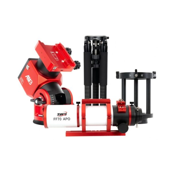 Caratteristiche tecniche e prezzi tubo ottico rifrattore Zwo FF70 APO Quadruplet bundle AM3
